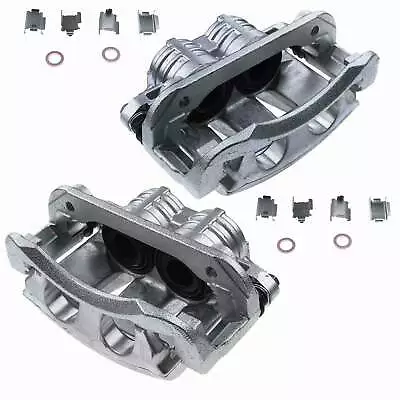 2x Front LH & RH Disc Brake Calipers W/ Bracket For Ford Mustang 11-14 5.0L 3.7L • $144.99