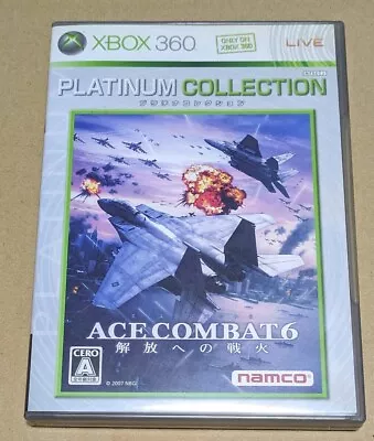 Xbox360 Ace Combat 6 Fires Of Liberation Xbox 360 Platinum Collection From JP • $37.87