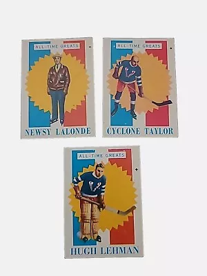 1960-61 Topps Nhl Hockey Cards Cyclone Taylor Newsy Lalonde Hugh Lehman Greats  • $51.51