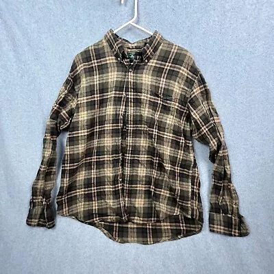 Bass Shirt Flannel Mens XL Brown  • $16