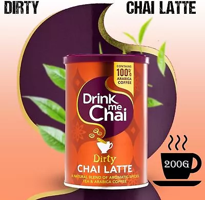 Drink Me Chai Dirty Latte Natural Blend Of Aromatic Spices Gluten Free 200g X 3 • £20.49