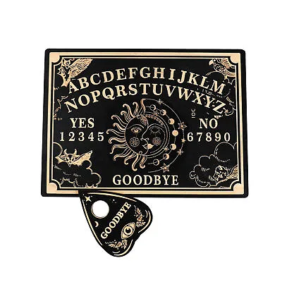 12in Dowsing Divination Board Wooden Carven Magic Board Ouija Board • $12.17