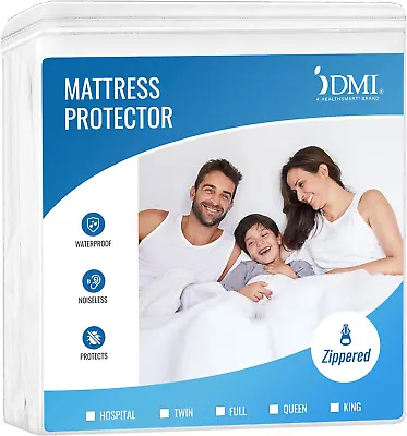 Waterproof Mattress Protector And Mattress Cover Encased Zippered Fit Twin Pa • $10.95