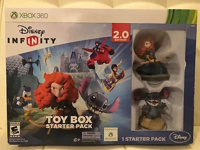 DISNEY Infinity 2.0 Edition Toy Box Starter Pack Stitch & Merida XBOX 360  NEW • $16.99