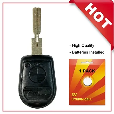 Remote Car Key Fob For BMW 3 5 7 Series E36 E38 E39 LX8 FZV HU58 Blade ID44 Chip • $15.58