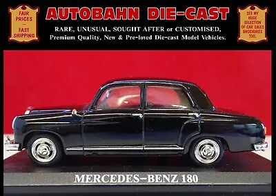 Classic 1956 Mercedes-benz Ponton 180; 1:43 Scale Diecast Collectors Model Car • $20.09