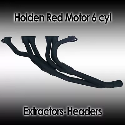 Headers/Extractors For Holden Red Motor 6cyl 149 - 202 Engine EH HR HK HQ HZ • $299.95