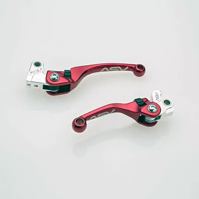 2001-2003 KTM 65SX ASV Inventions F4 Series Brake & Clutch Lever PAIR PACK Red • $175