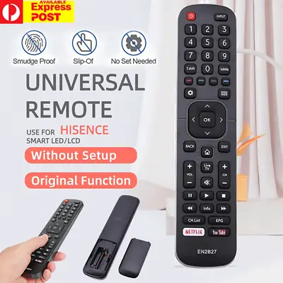 TV Remote Control For HISENSE OEM EN2B27 EN-2B27 40K321UW RC3394402/01 238 65N6 • $6.79
