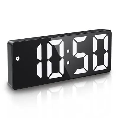 Digital Alarm Clock LED Desktop Clock Sound Control Time Temperature Display USB • $15.99