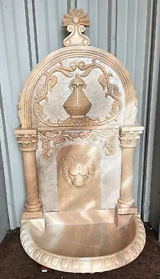 Roman Style Marble Fountain With Lion Head • $5500