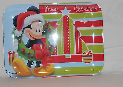 Disney Mickey Mouse Plastic Serving Tray  Christmas  9 1/4 X 12 1/4 Inches • $23