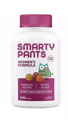 Smarty Pants Women's Complete Multivitamin Dietary Supplement Gummy 240 Ct 07/24 • $22.50