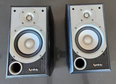 Infinity Primus 150 Stereo Bookshelf Speakers Pair Tested Music Studio Tunes • $49.99