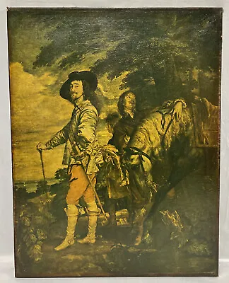Antique Charles I At The Hunt Anthony Van Dyck Canvas Print 18.5 X14.25  • $69