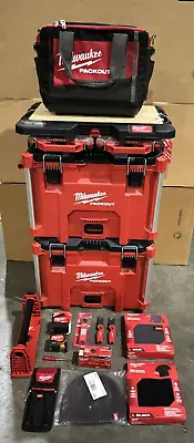 Milwaukee PACKOUT System XL /Tool Boxes/Bags/knives/shirts/beanie/etc.(AUC #1) • $199
