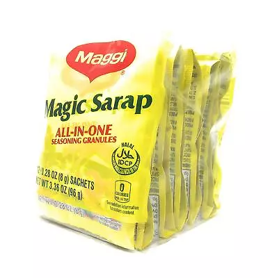 Maggi Magic Sarap All In One Seasoning Granules 12 Sachets (12 X 0.28 Oz (8g)) • $19.99