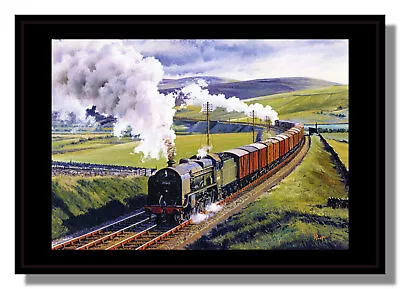 £10 • Buy Ex-LMS Patriot Loco 45542 Climbs At Greenholme Framed Picture Free P&p UK
