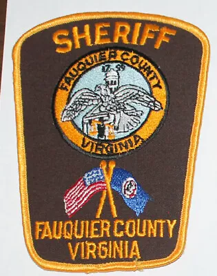 $6.99 • Buy FAUQUIER COUNTY SHERIFF Virginia VA Co SD SO Patch