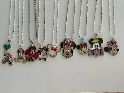 Minnie Mouse Necklace W/20  Adjustable Ball Chain- Many Choices-Custom Made • $4.95