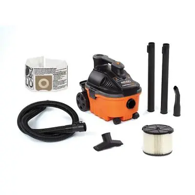 4 Gal. 5.0-Peak Hp Portable Wet/Dry Shop Vacuum With Filter Hose And Accessorie • $108.14