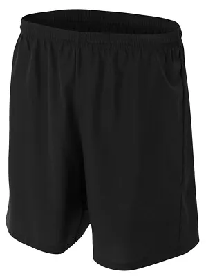 A4 N5343 Mens Moisture Wicking 7  Soccer Woven Polyester Lightweight Shorts • $11.86