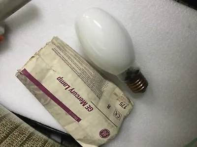 GE Mercury Lamp HR175DX39 Hg-Lamp Bulb 175 Watt H39 Ballast NOS • $19.99