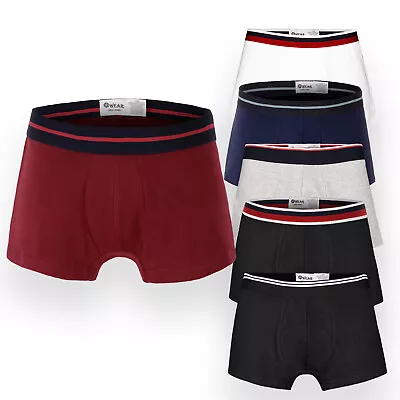 Boxer Shorts 3 Trunks In PACK Men's Underwear Boxer 95% Cotton & 5% Spandex UK • £6.99