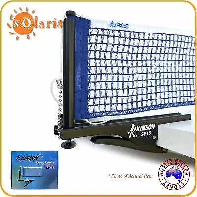 KINSON SP15 Premium Table Tennis Net And Post Set Clip-on Regulation Size • $49.99