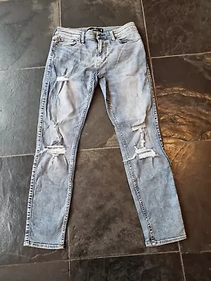 Hollister Mens/Boys Jeans Size 30w 30l Super Skinny Stretch • £5