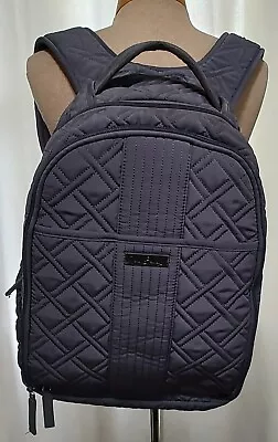 Vera Bradley Gray Quilted Diaper Bag Backpack • $22.40