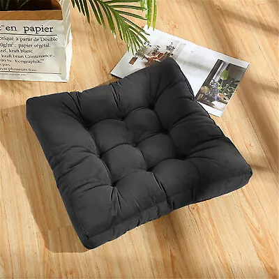 Floor Pillow Meditation Pillow Thick Tufted Seat Cushion Living Room 22  X 22  • $26.49