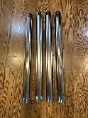 Vtg Chrome Metal Table Support Legs Set/4 • $84.99