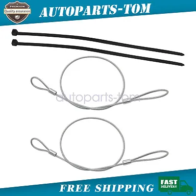 2PC New Emergency Hood Release Cable Kit For 1984-1996 Corvette C4 RP604802 • $12.25