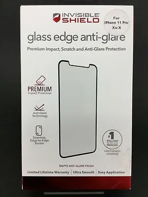$29.95 • Buy Zagg Shield Glass Edge Anti-Glare Screen Protector For IPhone 11 Pro, X & XS AU