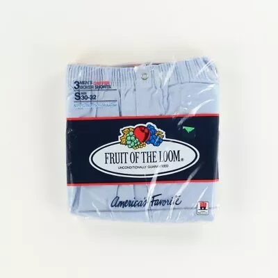 VTG Fruit Of The Loom 3 Gripper Boxer Shorts Multi-Colored Men's S • $24.99