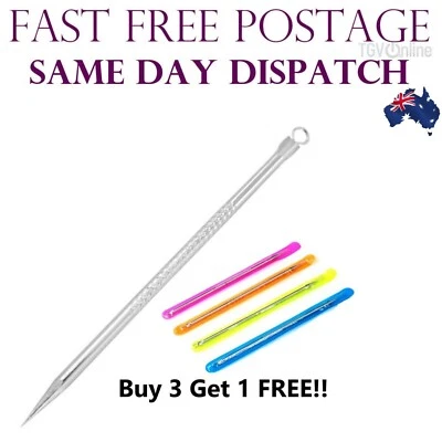 $2.75 • Buy New Blackhead Remover Tool For Acne Facial Pore Pimple Needle Cleaner Face