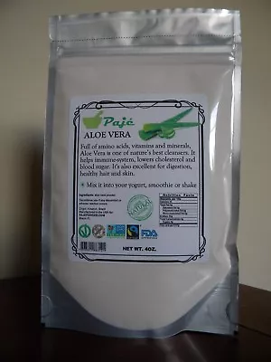 Aloe Vera Gel Powder 4oz 1/4lb Superfood Detox Beauty And Digestiv Help PAJE • $9.98