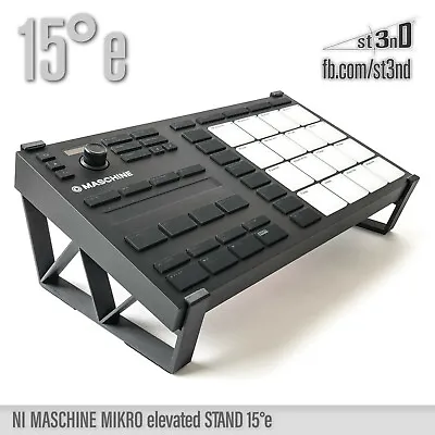 NI MASCHINE MIKRO Elevated STAND - 15 Deg - 3D Printed - 100% Buyer Satisfaction • $26.23