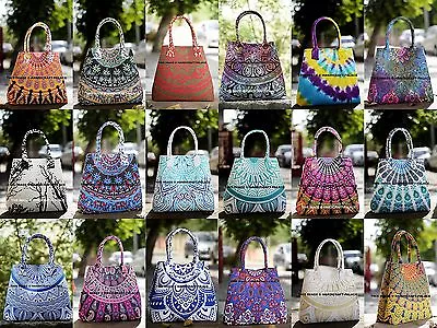 Wholesale 10 PC Lot Mandala Shopping Shoulder Bags Women's Carry Tote Bag Purse • $201.96