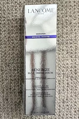 NEW LANCOME Renergie H.C.F. Triple Serum 50ml Anti-Aging Concentrate RRP £103 • £78