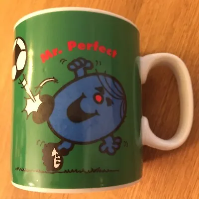 £3.99 • Buy Mr Perfect Star Player Ceramic Mug 2002 Mr Men & Little Miss Collectible