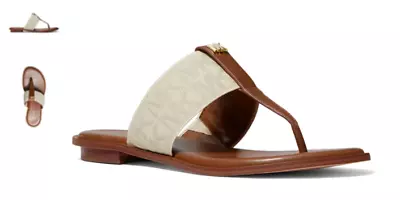 Michael Kors Verity Logo Leather Hemp Sandal Women's US Sizes 6-11/NEW!!! • $59.95