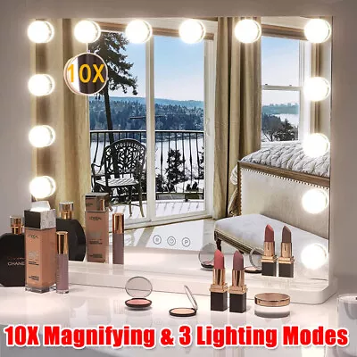 Hollywood Mirror Vanity Make Up Mirror With 14 Lights LED Dressing Table Mirror • £47.90