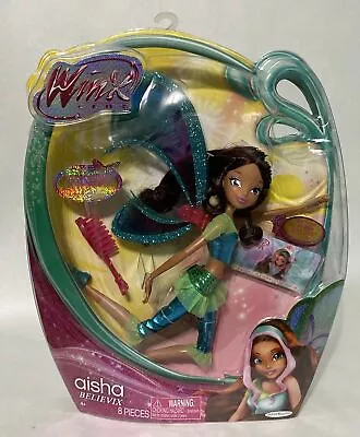 Winx Club 2012 BELIEVIX COLLECTION AISHA Nickelodeon/JAKKS (AA) Doll_42401_NRFB • $300