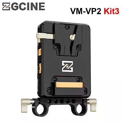 ZGCINE VM-VP2 Kit3 V-Mount Battery Plate Support USB-C PD Input/output D-Tap Out • $78