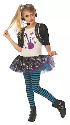 Rock Star Girl 80's Retro Pop Cute Fancy Dress Up Halloween Child Costume • $33.90