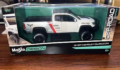 2017 Chevy Colorado ZR2 Off Road White Maisto 1:27 Diecast Model NEW IN BOX • $24