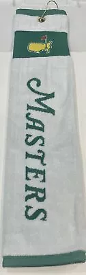 Masters Golf Towel Tri-fold White BRAND NEW From Augusta National Golf Course • $43.99