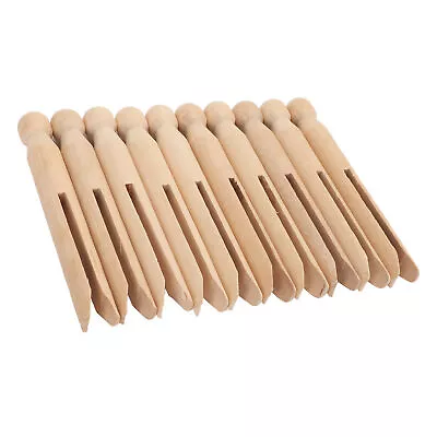 10Pcs Wooden Yarn Ball Winder Large Hollow Slot Wood Yarn Storage Stick Kits ◈ • £7.42